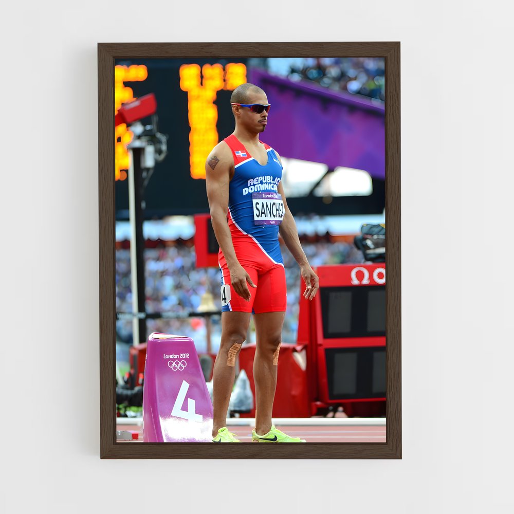 Poster Le Coureur Étoilé – affiche Athlétisme (vue 5)